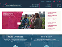 Tablet Screenshot of chateaupaloumey.com